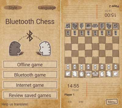 Bluetooth chess