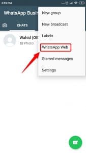 Pilih Whatsapp Web